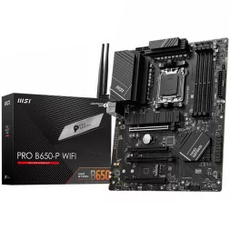 MSI PRO B650-P WIFI, AMD Ryzen 7000, Dual Channel DDR5 6400+MHz, 4x PCIe x16 slot, 2x M.2 slot, 1x HDMI, 2x USB 3.2 Gen 1, 4x US