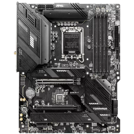 MSI MAG B760 TOMAHAWK WIFI DDR4, ATX, Socket 1700, Dual Channel DDR4 5333(OC)MHz, 2x PCIe x16 slots, 3x M.2 slots, 1x HDMI, 1x D