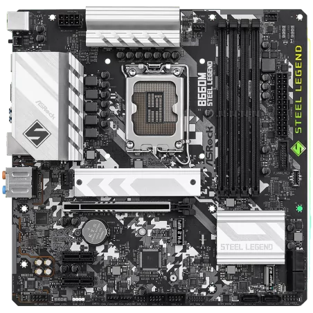 ASROCK MB Desktop B660M STEEL LEGEND (S1700, B660M, 4xDDR4, 1xPCIe 4.0x16, 2xPCIe 3.0x1, 6xSATA, 2xM.2 PCIe, 1x USB-C, 6x USB 3.