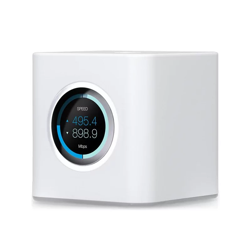 Ubiquiti AmpliFI HD Mesh Router, Dual-Band 802.11AC 3X3 MIMO Wi-Fi, Wi-Fi/Gigabit Ethernet (1) WAN, (4) LAN, 802.11ac 13 Mbps to