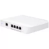 Layer 2 switch with (4) 10GbE RJ45 ports and (1) GbE, 802.3at PoE+ RJ45 input.The Switch Flex XG (USW Flex XG) is a fully manage