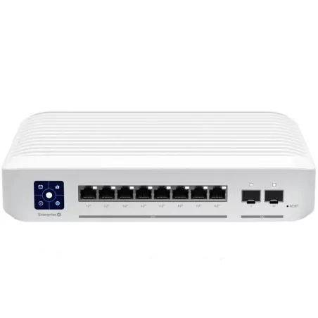 Ubiquiti Enterprise Layer 3, PoE switch with (8) 2.5GbE, 802.3at PoE+ RJ45 ports and (2) 10G SFP+ ports - 1