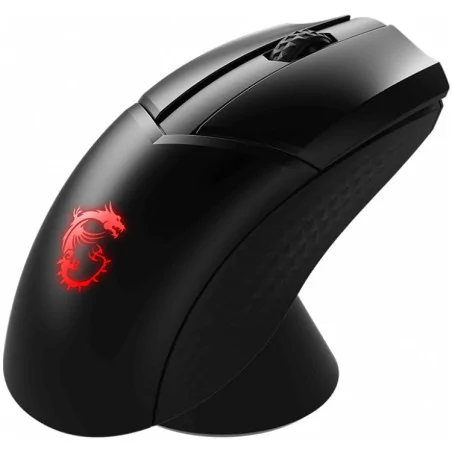 MSI CLUTCH GM41 LIGHTWEIGHT WIRELESS Gaming Mouse, 74g Ultra-Light, PixArt PMW-3370 Optical Sensor - 20 000 DPI (Software), Char