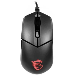 MSI CLUTCH GM11 Gaming Mouse, 89g (without cable), PixArt PMW-3325 Optical Sensor - 5000 DPI, RGB, OMRON Swtiches Rated for 10 M