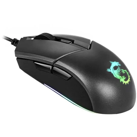 MSI CLUTCH GM11 Gaming Mouse, 89g (without cable), PixArt PMW-3325 Optical Sensor - 5000 DPI, RGB, OMRON Swtiches Rated for 10 M