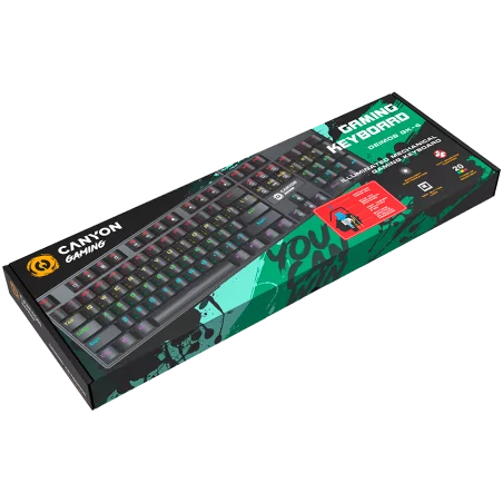 Wired black Mechanical keyboard With colorful lighting system104PCS rainbow backlight LED,also can custmized backlight,1.8M brai