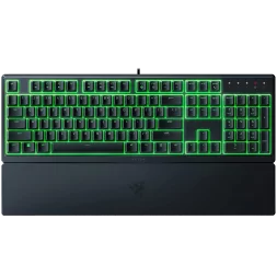 Razer Ornata V3 X US, Silent Membrane Switches, RGB Lighting, 1000 Hz Ultrapolling, UV coated ABS Keycaps, Soft-touch wrist rest