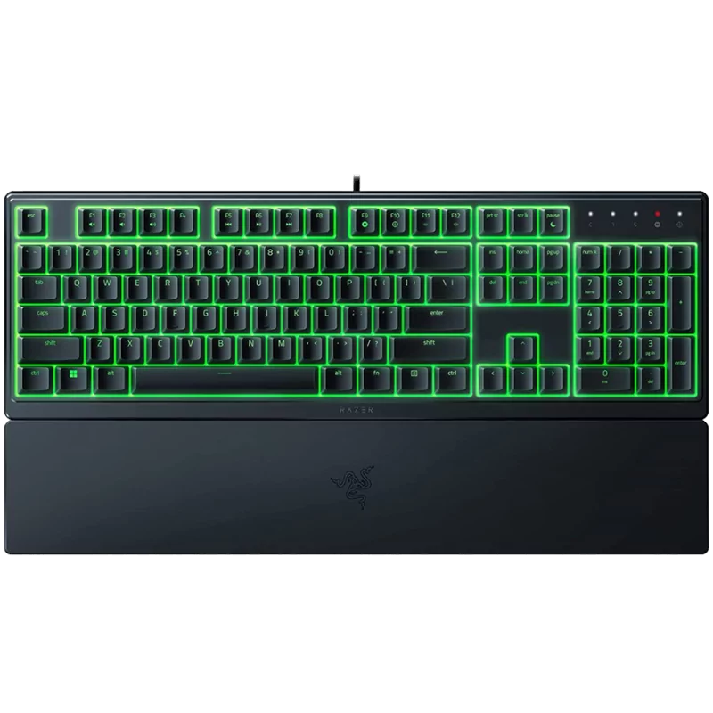 Razer Ornata V3 X US, Silent Membrane Switches, RGB Lighting, 1000 Hz Ultrapolling, UV coated ABS Keycaps, Soft-touch wrist rest Razer Ornata V3 X US, Silent Membrane Switches, RGB Lighting, 1000 Hz Ultrapolling, UV coated ABS Keycaps, Soft-touch wrist rest