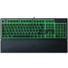 Razer Ornata V3 X US, Silent Membrane Switches, RGB Lighting, 1000 Hz Ultrapolling, UV coated ABS Keycaps, Soft-touch wrist rest