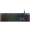 COUGAR LUXLIM, Gaming Keyboard, Low-Profile Optical-Mechanical Red Switches, Unibody CNC Aluminum Frame, 14 Backlight Effects, T