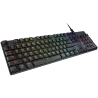 COUGAR LUXLIM, Gaming Keyboard, Low-Profile Optical-Mechanical Red Switches, Unibody CNC Aluminum Frame, 14 Backlight Effects, T