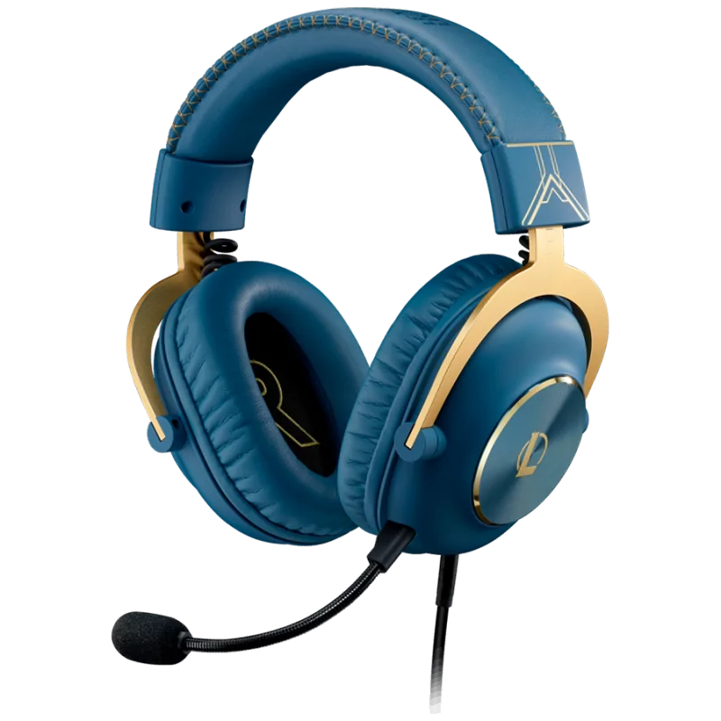 LOGITECH G PRO X LOL Wired Gaming Headset - Blue Mic - WAVE2 - USB DAC - 1
