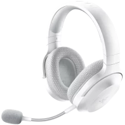 Razer Barracuda X Mercury White Wireless Multi-platform Gaming and Mobile Headset, Razer TriForce 40mm Drivers, Detachable Hyper