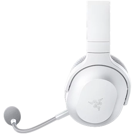 Razer Barracuda X Mercury White Wireless Multi-platform Gaming and Mobile Headset, Razer TriForce 40mm Drivers, Detachable Hyper