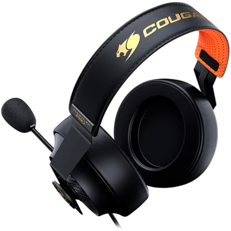 COUGAR Phontum Pro Prix - 7.1 Virtual Surround, 53mm Graphene Diaphragm Driver, Comfortable Wearing Cushion with Cooling Gel, Cr