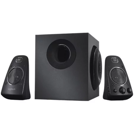 LOGITECH Z625 THX Speaker System 2.1 - BLACK - 3.5 MM/Optical - 2