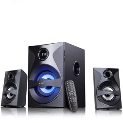 F&D F380X 2.1 Multimedia Speakers, 54W RMS (13Wx2+28W), 2x3'' Satellites + 5.25'' Subwoofer, BT 5.0/NFC/AUX/USB/FM/SD card reade