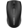 CANYON MW-7, 2.4Ghz wireless mouse, 6 buttons, DPI 800/1200/1600, with 1 AA battery ,size 110*60*37mm,58g,black - 1