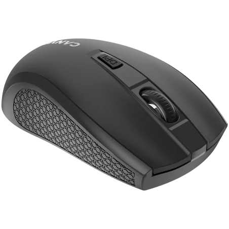CANYON MW-7, 2.4Ghz wireless mouse, 6 buttons, DPI 800/1200/1600, with 1 AA battery ,size 110*60*37mm,58g,black - 3