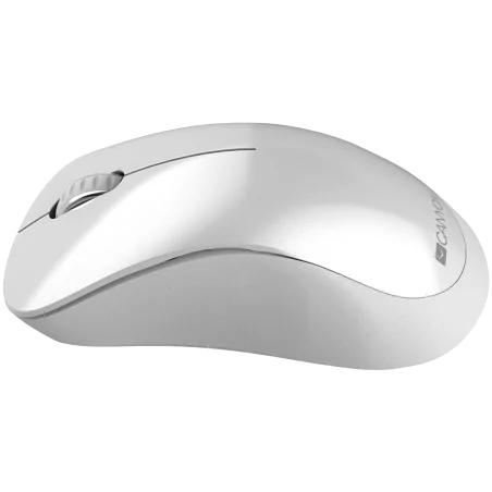 CANYON MW-11, 2.4 GHz Wireless mouse ,with 3 buttons, DPI 1200, Battery:AAA*2pcs ,pearl white grey67*109*38mm 0.063kg - 2