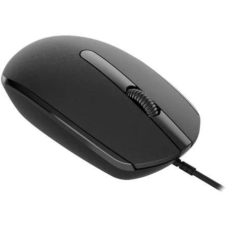 CANYON M-10, Canyon Wired optical mouse with 3 buttons, DPI 1000, with 1.5M USB cable, black, 65*115*40mm, 0.1kg - 1