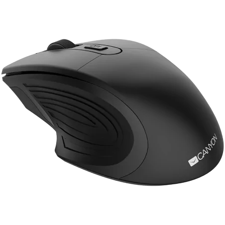 CANYON MW-15, 2.4GHz Wireless Optical Mouse with 4 buttons, DPI 800/1200/1600, Black, 115*77*38mm, 0.064kg - 5