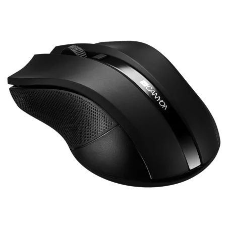 CANYON MW-5 2.4GHz wireless Optical Mouse with 4 buttons, DPI 800/1200/1600, Black, 122*69*40mm, 0.067kg - 2