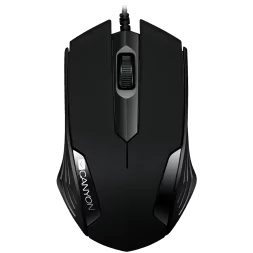 CANYON Optical wired mice, 3 buttons, DPI 1000, Black