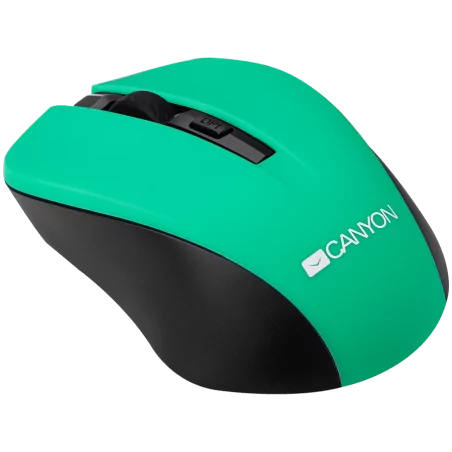CANYON MW-1 2.4GHz wireless optical mouse with 4 buttons, DPI 800/1200/1600, Green, 103.5*69.5*35mm, 0.06kg - 2