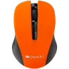 CANYON MW-1 2.4GHz wireless optical mouse with 4 buttons, DPI 800/1200/1600, Orange, 103.5*69.5*35mm, 0.06kg - 1