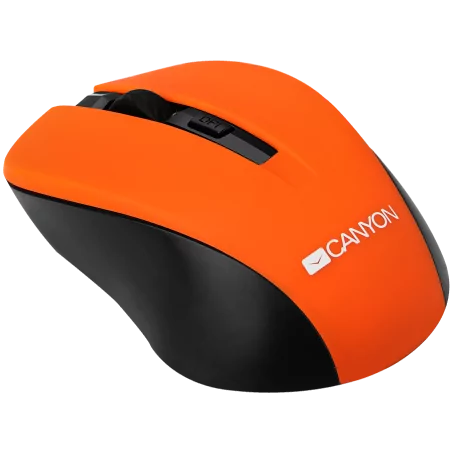 CANYON MW-1 2.4GHz wireless optical mouse with 4 buttons, DPI 800/1200/1600, Orange, 103.5*69.5*35mm, 0.06kg - 2