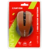 CANYON MW-1 2.4GHz wireless optical mouse with 4 buttons, DPI 800/1200/1600, Orange, 103.5*69.5*35mm, 0.06kg - 3