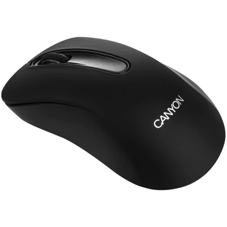 CANYON MW2 2.4GHz wireles Optical Mouse with 3 buttons, DPI 1200, Black, 108*65*38mm, 0.066kg - 1