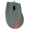 CANYON Wired Optical Mouse with 3 keys, DPI 1000 With 1.5M USB cable,Gray-Red,size 68*110*38mm,weight:0.072kg - 1