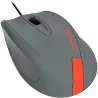 CANYON Wired Optical Mouse with 3 keys, DPI 1000 With 1.5M USB cable,Gray-Red,size 68*110*38mm,weight:0.072kg - 2
