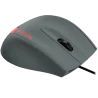 CANYON Wired Optical Mouse with 3 keys, DPI 1000 With 1.5M USB cable,Gray-Red,size 68*110*38mm,weight:0.072kg - 3