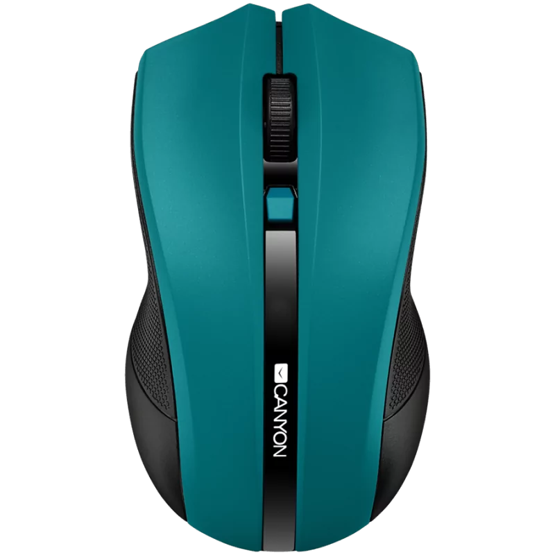 CANYON MW-5 2.4GHz wireless Optical Mouse with 4 buttons, DPI 800/1200/1600, Green, 122*69*40mm, 0.067kg - 1 CANYON MW-5 2.4GHz wireless Optical Mouse with 4 buttons, DPI 800/1200/1600, Green, 122*69*40mm, 0.067kg - 1