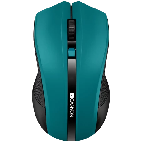 CANYON MW-5 2.4GHz wireless Optical Mouse with 4 buttons, DPI 800/1200/1600, Green, 122*69*40mm, 0.067kg - 1