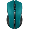 CANYON MW-5 2.4GHz wireless Optical Mouse with 4 buttons, DPI 800/1200/1600, Green, 122*69*40mm, 0.067kg - 1