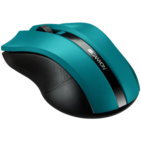 CANYON MW-5 2.4GHz wireless Optical Mouse with 4 buttons, DPI 800/1200/1600, Green, 122*69*40mm, 0.067kg - 2
