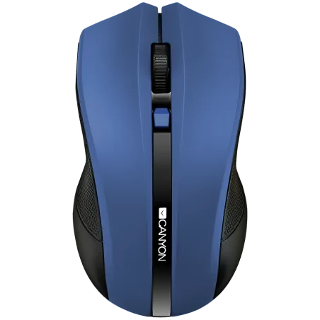 CANYON MW-5 2.4GHz wireless Optical Mouse with 4 buttons, DPI 800/1200/1600, Blue, 122*69*40mm, 0.067kg - 1