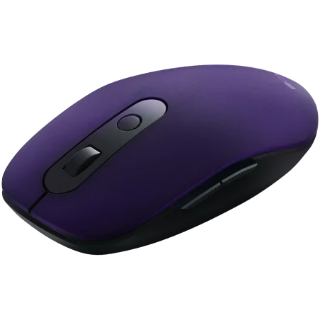 CANYON MW-9 2 in 1 Wireless optical mouse with 6 buttons, DPI 800/1000/1200/1500, 2 mode(BT/ 2.4GHz), Battery AA*1pcs, Violet, s