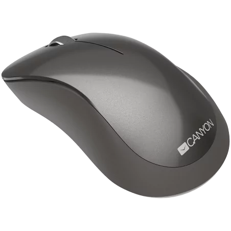 Canyon 2.4 GHz Wireless mouse ,with 3 buttons, DPI 1200, Battery:AAA*2pcs,Dark Gray ,67*109*38mm,0.063kg - 5