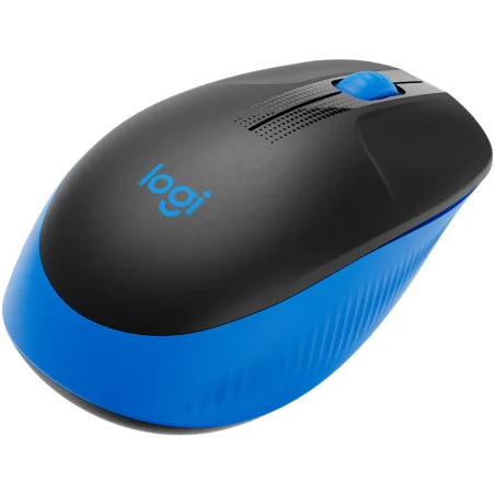 LOGITECH M190 Full-size wireless mouse - BLUE - 2.4GHZ - EMEA - M190 - 3