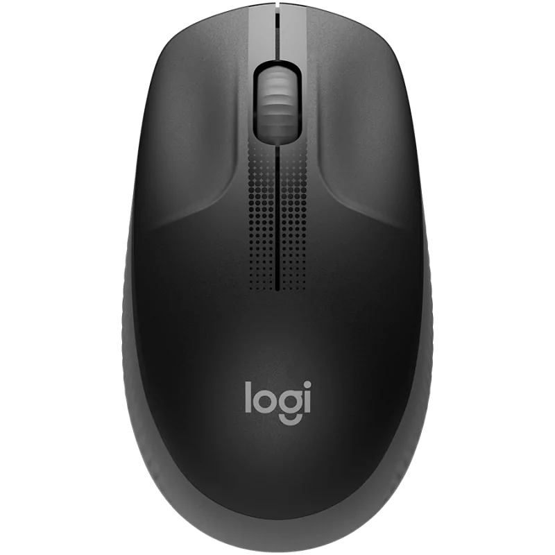LOGITECH M190 Full-size wireless mouse - CHARCOAL - 2.4GHZ - EMEA - M190 - 1