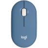 LOGITECH Pebble M350 Wireless Mouse - BLUEBERRY - 2.4GHZ/BT - EMEA - CLOSED BOX - 1