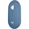 LOGITECH Pebble M350 Wireless Mouse - BLUEBERRY - 2.4GHZ/BT - EMEA - CLOSED BOX - 3