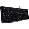LOGITECH K120 Corded Keyboard - BLACK - USB - US INT'L - B2B - 1