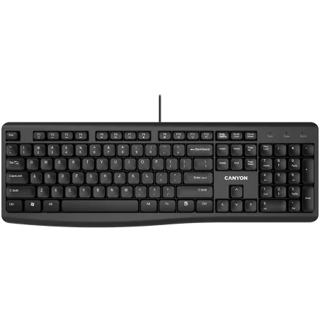 Wired Chocolate Standard Keyboard ,105 keys, slim design with chocolate key caps, 1.5 Meters cable length,Size 434.2*145.4*27.