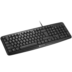 CANYON Wired Keyboard, 104 keys, USB2.0, Black, cable length 1.5m, 443*145*24mm, 0.37kg, Bulgarian